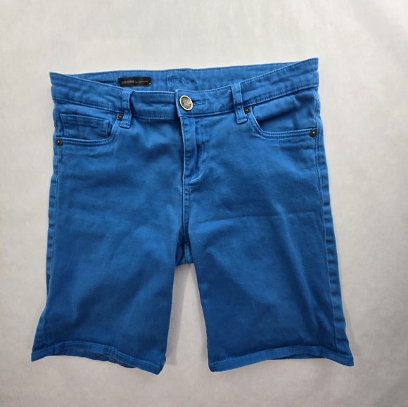 Kut From The Cloth Catherine Boyfriend Shorts Blue Women's Size 4 - Picture 1 of 10